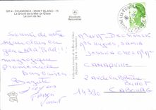 CPM La Grotte De la Mer de Glace 