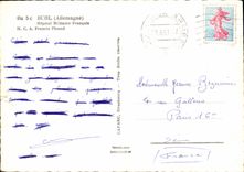 CPM Buhl Allemagne Hopital Milltaire Francais