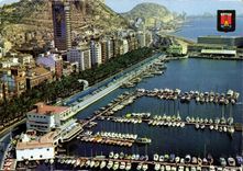 CPM Alicante Puerta Vista aerena 