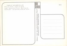 CPM Paris et ses Merveilles Place du Terttre Jardins du Sacre 