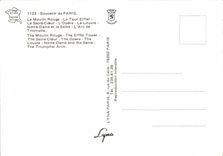 CPM Souvenir de Paris 