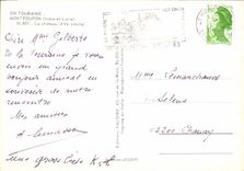 CPM En Touraine Montpoupon Le Chateau 