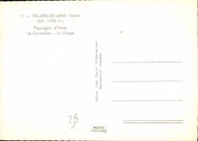 CPM Villard de Lans Isere Paysages d'Hiver Le Carnation La Fauge