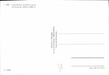 CPM Les Duex Alpes Isere altitude de 1650