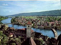 CPM Schaffhausen Blick vom Munot auf Stadt 