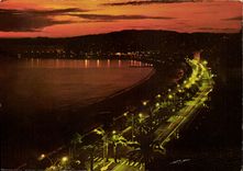 CPM Cannes Coucher de soleil sur l'Esterel 