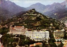 CPM Les Sites Merveilleux de la Cote d'Azur Menton la Colline de l'Annonciade Au Sommet le Monastere
