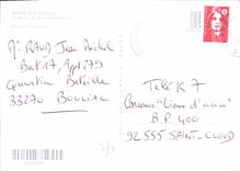 CPM Bordeaux Gironde la fleche et l'eglise Saint Michel 