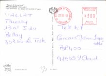 CPM Bassin d'Arcachon Arcachon Gironde vue aerienne la Plage et la Jetee Thiers