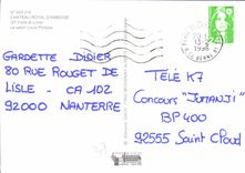 CPM Chateau Royal d'Amboise Indre et Loire le Salon Louis Philippe