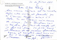 CPM Bordeaux Gironde vue sur la Tour St Michel et la Garonne Pilote Operateur M le Collen 