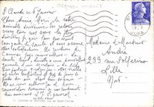 CPM La Cote d'Azur Cannes et l'Esterel vus de Super Cannes 