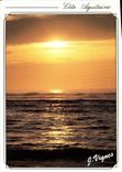 CPM Visage des Landes Coucher de Soleil sur l'Ocean Atlantique le Jour le Calme jour aux spendeurs d