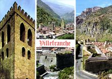 CPM Art et Couleurs du Conflent Villefranche de Conflent cite historique XI a XVIII S Divers aspects