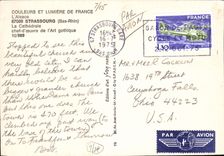CPM L'Alsace Strasbourg Bas Rhin la Cathedrale Chef d'Oeuvre de l'Art gothique