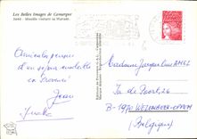 CPM Les Belles Images de Camargue Mireille Visitant sa Manade 