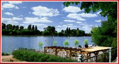 CPM Vichy Allier les bords du Lac d'Allier 