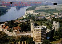 CPM Les vieille tours de Trevoux Ain du X au XIII siecle la Vallee de la Saone 