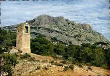 CPM Reflets de provence Dans ce sentier de Provence l'Oratoire se dresse sur le chemin de Ste Victoi