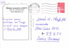 CPM La Provence et ses Charmes Madame Jacqueline Luisetti Av de Montolivet Marseille 