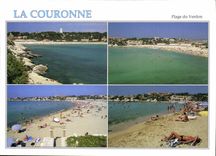 CPM La Couronne Bouches du Rhone France la Plage du Verdon 