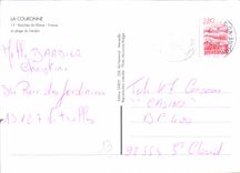 CPM La Couronne Bouches du Rhone France la Plage du Verdon 