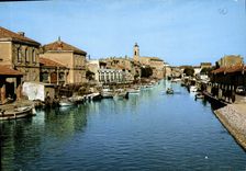 CPM La Venise Provencale Martigues Canal Saint Sebastien 