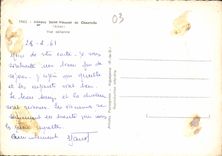 CPM Abbaye Saint Vincent de Chantelle Allier vue aerienne