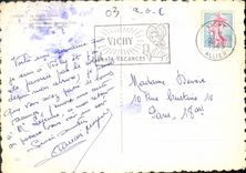 CPM Vichy le Grand Casino l'Hippodrome la Piscine du Sporting club la Source de l'Hopital 