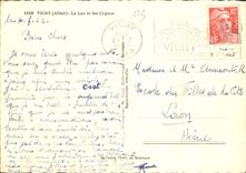 CPM Vichy Allier le Lac et les Cygnes 