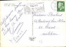 CPM Vichy Allier la Rotonde les Canots 