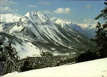 CPM Montgenevre Hautes Alpes France Porte sud de la voie lactee Gronde Galaxie vue generale le janus