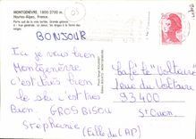 CPM Montgenevre Hautes Alpes France Porte sud de la voie lactee Gronde Galaxie vue generale le janus