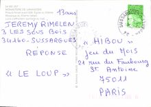 CPM Monastere de Ganagobie Prieure fonde avant 939 Eglise du XIIeme Mosaique du XIIeme detail Lions