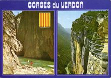 CPM Gorges du Verdon Vap Alpes de Haute Provence un des sites les plus grandioses du monde ici de de