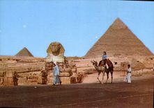 CPM Giza The Great Sphinx and Khefreb pyramid 