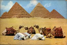 CPM Giza La Priere pres des Pyramides 