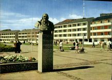 CPM Helgoland Sudstrand mit Denkmal Hoffmann von Fallersleben 