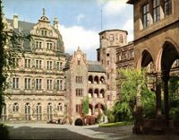 CPM Heidelberg Schlobhot le cour du Chateau 