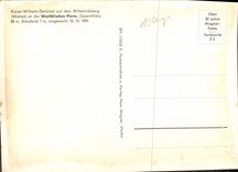 CPM Kaiser Wilhelm Denkmal auf dem Wittekindsberg Wiehen an der Westfalischen Pforte