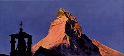 CPM Zermatt Sonnenaufgang am Matterhorn Lever du soleil au Mt Cervin 