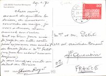 CPM Les Bois Franches Montagnes vue aerienne