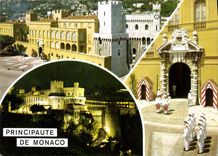 CPM Principaute de Monaco le Palais et la Releve de la Garde 