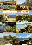 CPM Souvenir de la Cote d'Azur Menton Monaco Antibes Cagnes sur mer Villefranche sur mer Nice Saint 