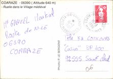 CPM Coaraze Ruelle dans le Village medieval