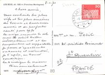 CPM Les Bois Franches Montagnes 