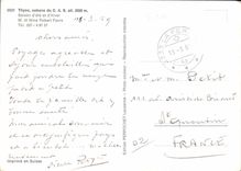 CPM Thyon cabane du C. A. S. Saison d'ete et d'hiver