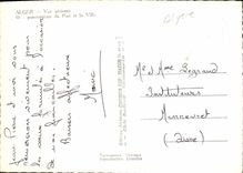 CPM Alger Vue aerienne panoramique du Port et la Ville 