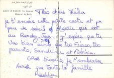 CPM Alger la Blanche Vue generale Memorial du Martyr 