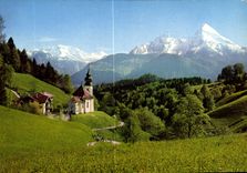 CPM Maria Gern mit Funtenseetauern Schonfeldspitze und Watzmann 
